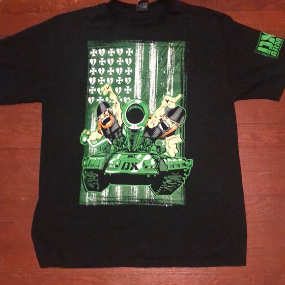 WWE Other - WWE DX army shirt Sz Large